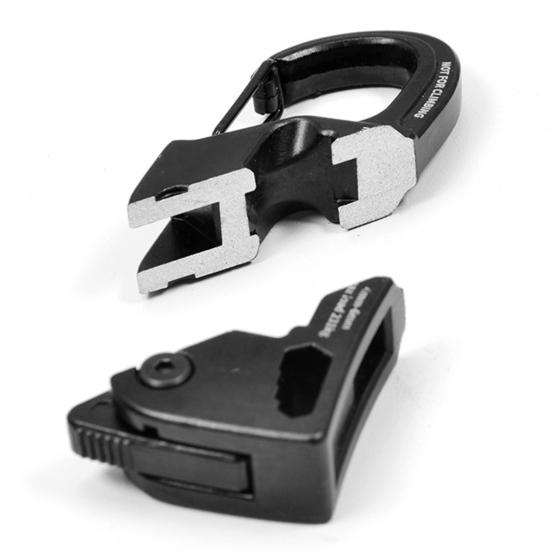 3Pcs/Set Rope Tensioner with Cord Carabiner Outdoor Backpacking Hiking Camping Guyline Cord Adjuster Aluminum Alloy Self-Locking Rope Tightener