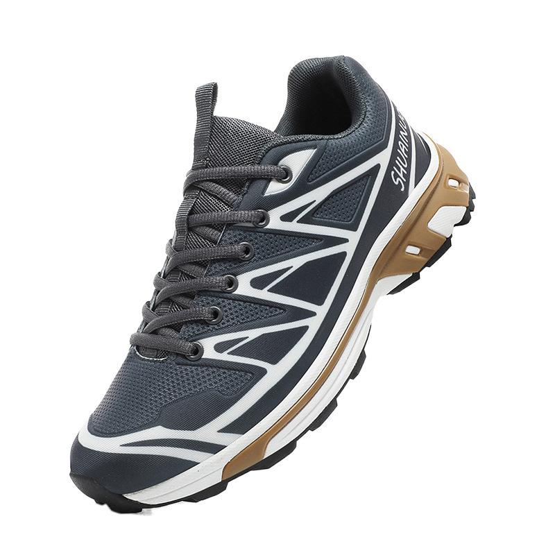 Solomon Outdoor Mountaineering Sports Shoes Men's Waterproof, Breathable, Non-slip and Wear-resistant Functional Dad Shoes Casual Running Shoes