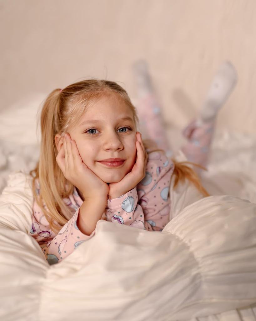 Mädchen Winter Pyjama Set – Warmer gebürsteter Strick & Entspannte Passform, Winter, 6076-024-2 HC