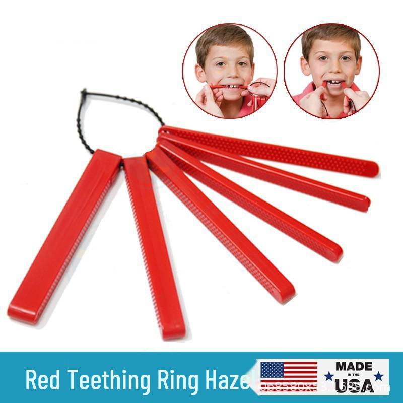 Red Teething Stick for Children: Oral Motor & Speech Training Tool
