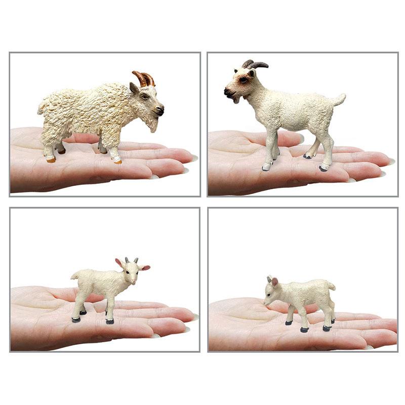 Childrens Pvc Farm Animal Figures Collection With Static Goat And Lamb Models For Imaginative Play