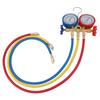 AC Diagnostic Manifold Gauge R22 R12 R404 R134 Double Head Anti Shock Vacuum Pressure AC Gauge Set