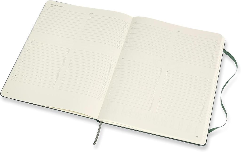 Moleskine PRO Notebook, Hardcover, XL, Forest Green, PROPFNTB4HK19