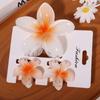 One Large and Two Small, Gradient Color Flower Hair Clip, Summer Fashion Casual Style Hair Accessory Perfect for Outings