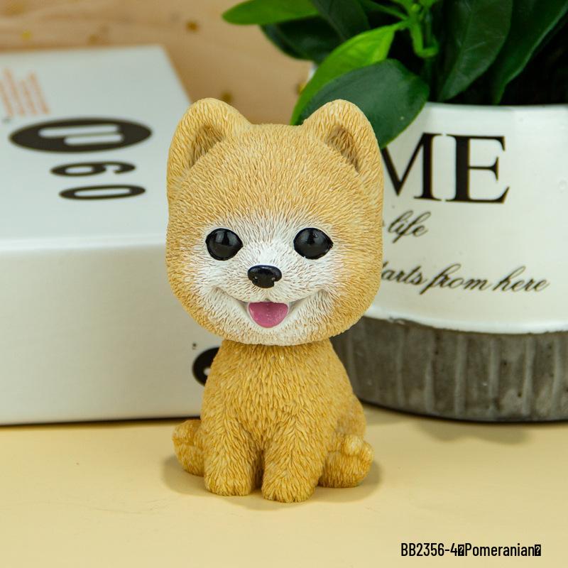 

Очаровательное украшение в виде качающей головой собаки - Милая настольная или автомобильная фигурка, Идеальный подарок для девочек