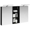 Bathroom Cabinet Set 3 Pcs 110 X 10.5 X 60.5 Cm Engineered Wood