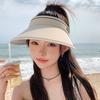 Korean-style sun protection hat for women, spring and summer UV protection, face-slimming sunshade headband, open-top hat, cycling sun hat for women