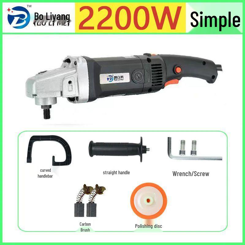 Electric Mini Car Polisher Waxing Tool for Scratch Repair and Household Use