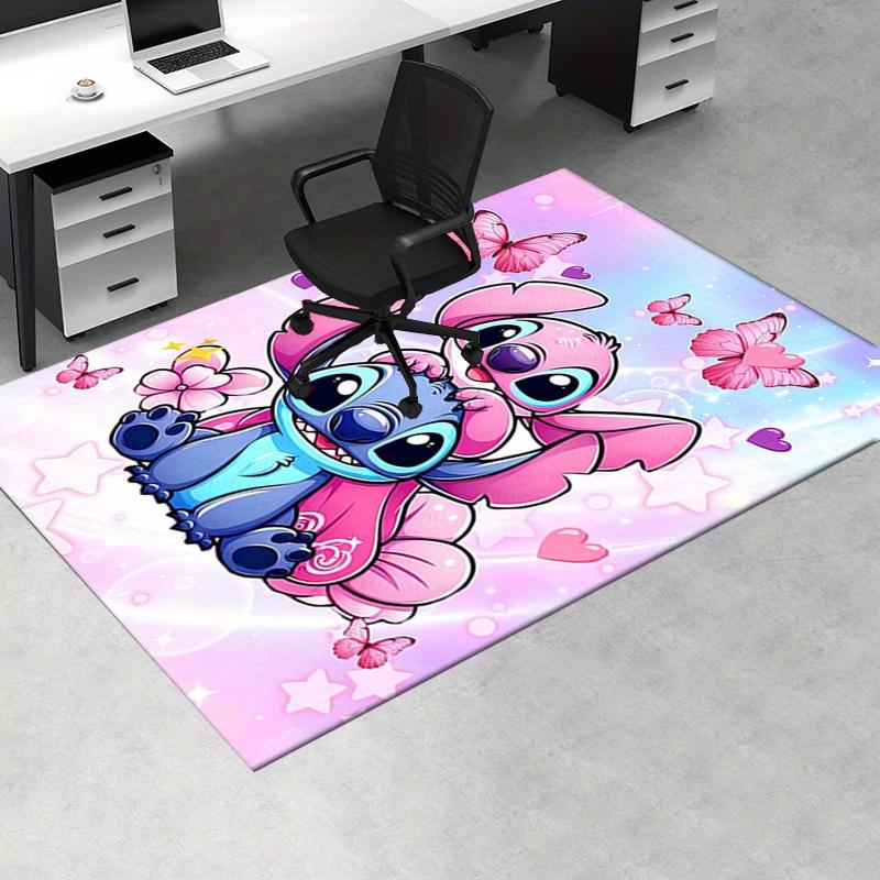 Office Rug Stitch, Cute theme 3D Printed Anti-Slip Rug-Machine Washable for Living Room