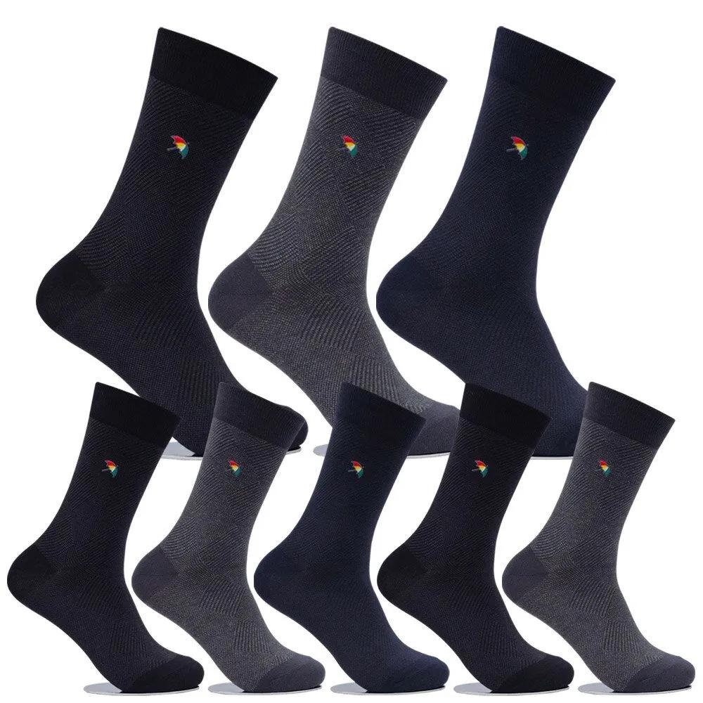 Arnold Palmer Men s Dress Socks Argyle Long Cuffs 8 Pairs HM008 Men s Dress Socks Dress Socks Essential Selection HM008_Long Neck 8 Pairs