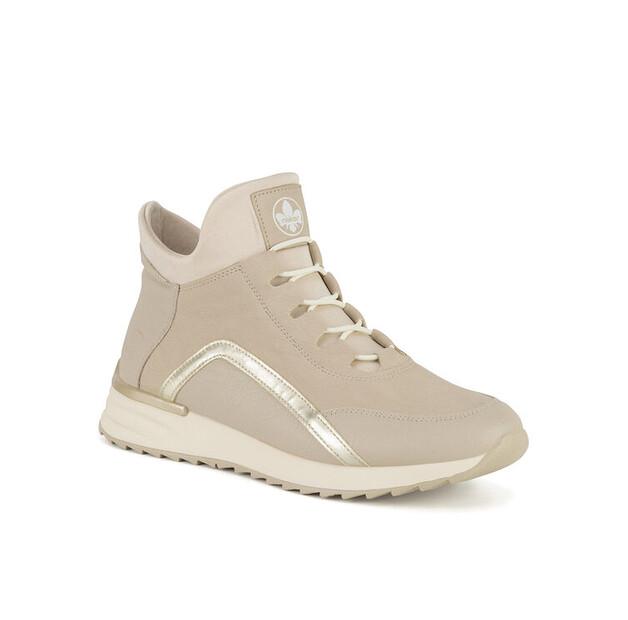 Rieker X8083-60 Beige Ankle Boots