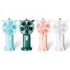 Usb Mini Fan Portable Handheld Rechargeable Dual Battery Powered Desktop Small Electric Fan Air Cooler