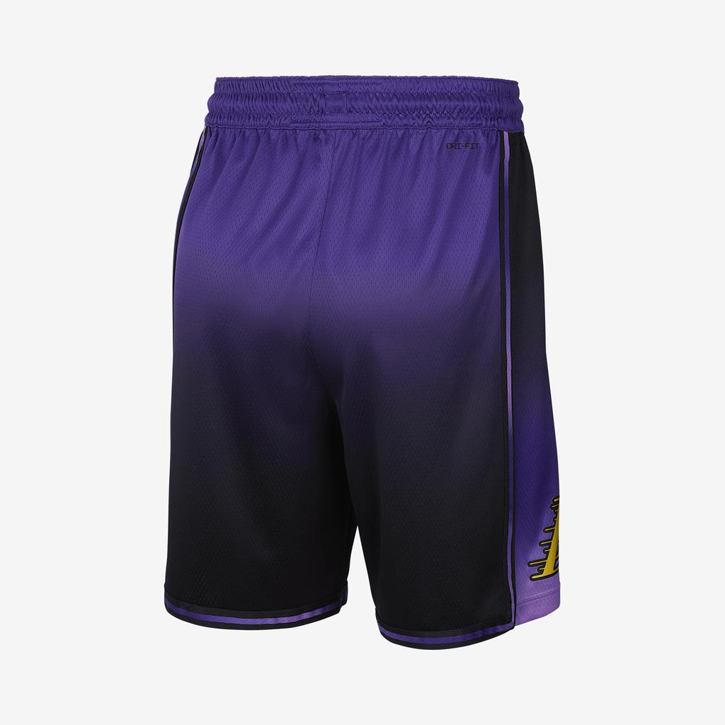 New Nike Los Angeles Lakers 2024/25 City Edition Men's Nike Dri FIT Nba Swingman Shorts FQ4410-504
