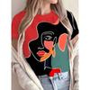 Streetwear Punk Style Graphic Tee Women - Comfortable Breathable Casual Round Neck Short Sleeve Top