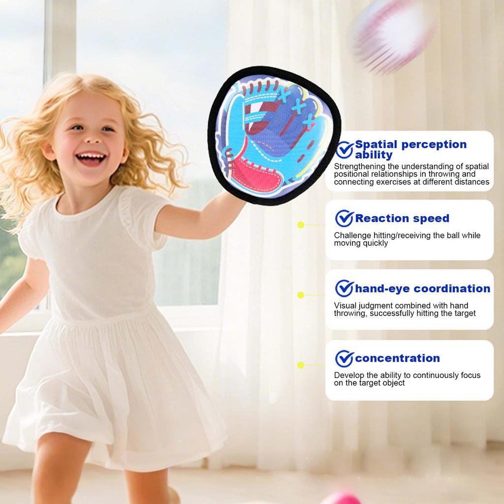 Sandbag Throwing Sticky Ball Hand Target Game Softball Sports Equipment Training Children's Toys