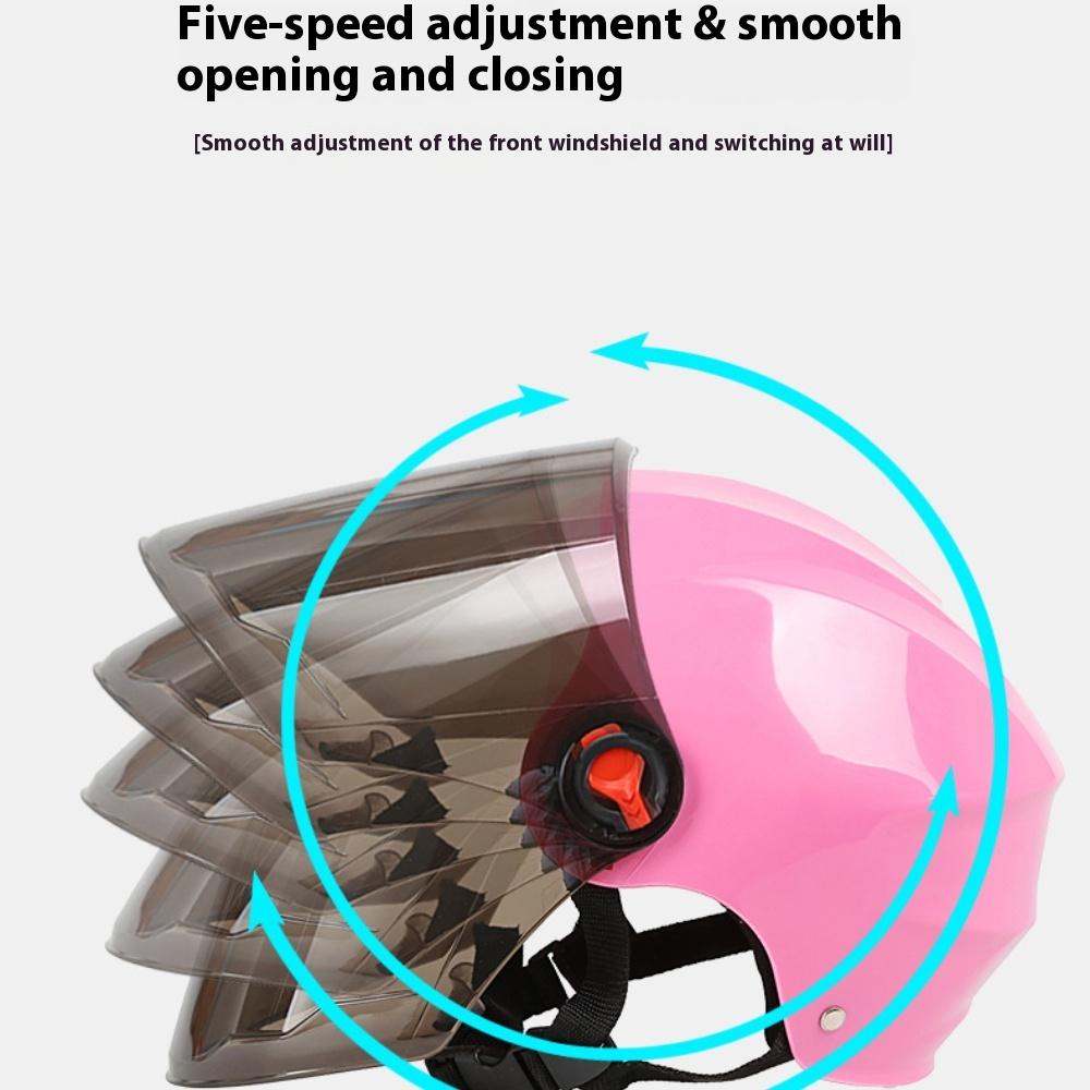 Electric Car Helmet Men's and Women's Universal Hard Hat Light Half Helmet