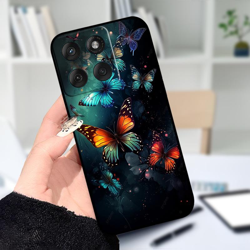 Dla Motorola Edge 60 Fusion Miękkie Etui XT2503-4 Uroczy Kreskówkowy Silikonowy Pokrowiec TPU na Telefon Dla Moto Edge 60Fusion 5G Ochronne Fundas