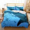 3D Digital Shark Duvet Cover Set With Pillowcase Bedding Set Single Double Twin Full Queen King Size Bed Set For Bedroom Decor