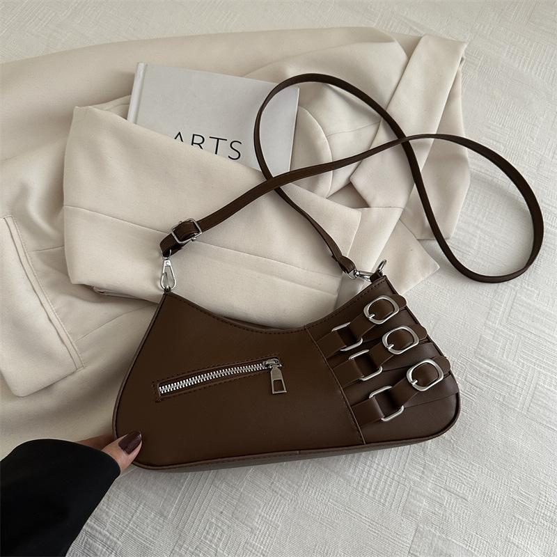 

Simple bag 2025 new exquisite armpit bag fashionable commuter shoulder messenger bag fashionable versatile hand bag woman