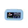 Wetterstation Uhr mit hellem Farb-LCD-Bildschirm für umfassende Temperatur- und Feuchtigkeitsmessung, am besten für das Arbeitszimmer