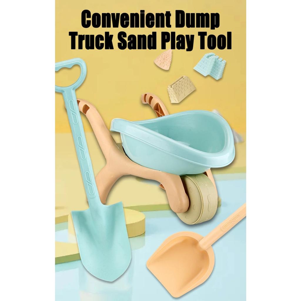 Kids Trolley Beach Toys Play Sand Water Game Sandbox Molds Castle Shovel Watering Summer Outdoor Playa Tools Sand Toys for Baby