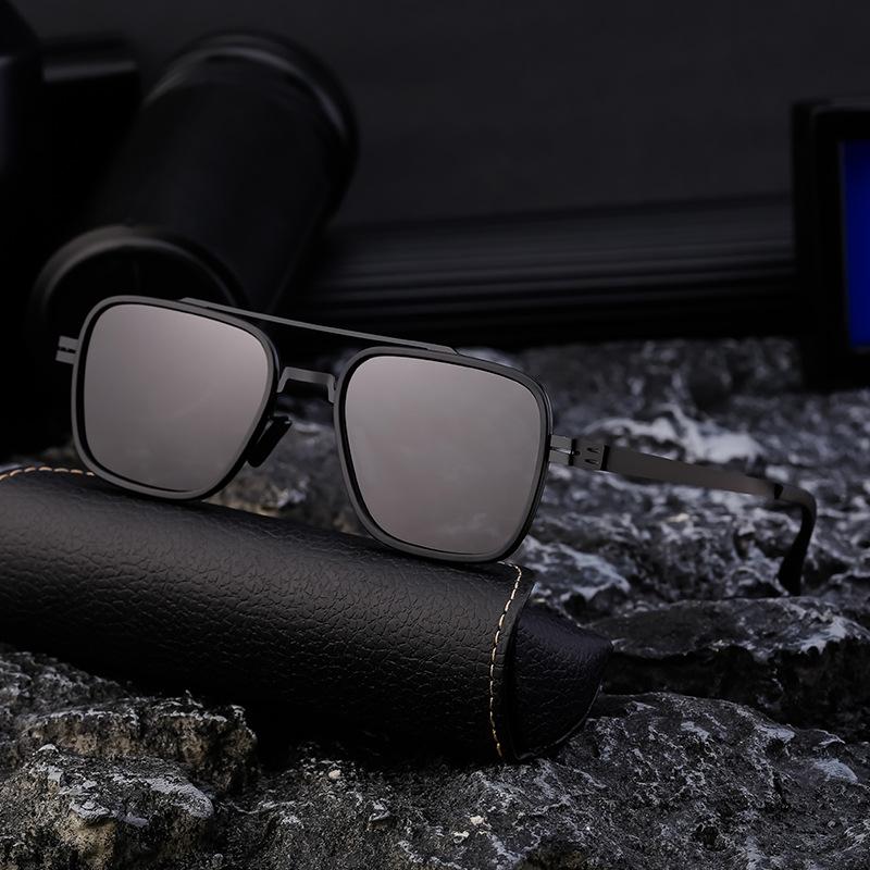 JYL TS Men's Polarized - Metal-Temple Anti-Glare Sun Protection MY-ZTT004