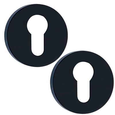 Round Rosette for Insert Black Lo1_922A Interior Doors