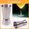Steel Jigger Double Shot And Single Shot Measure Cup With Elegant Double Tone Finish For Cocktails