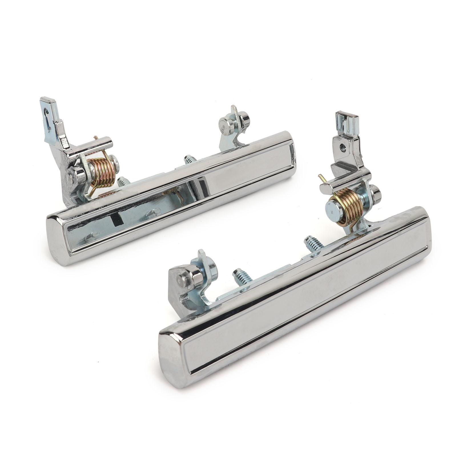 

2 шт. Комплект наружных дверных ручек 28852828 Хромированная отделка Наружные внешние дверные ручки для Caprice 1971