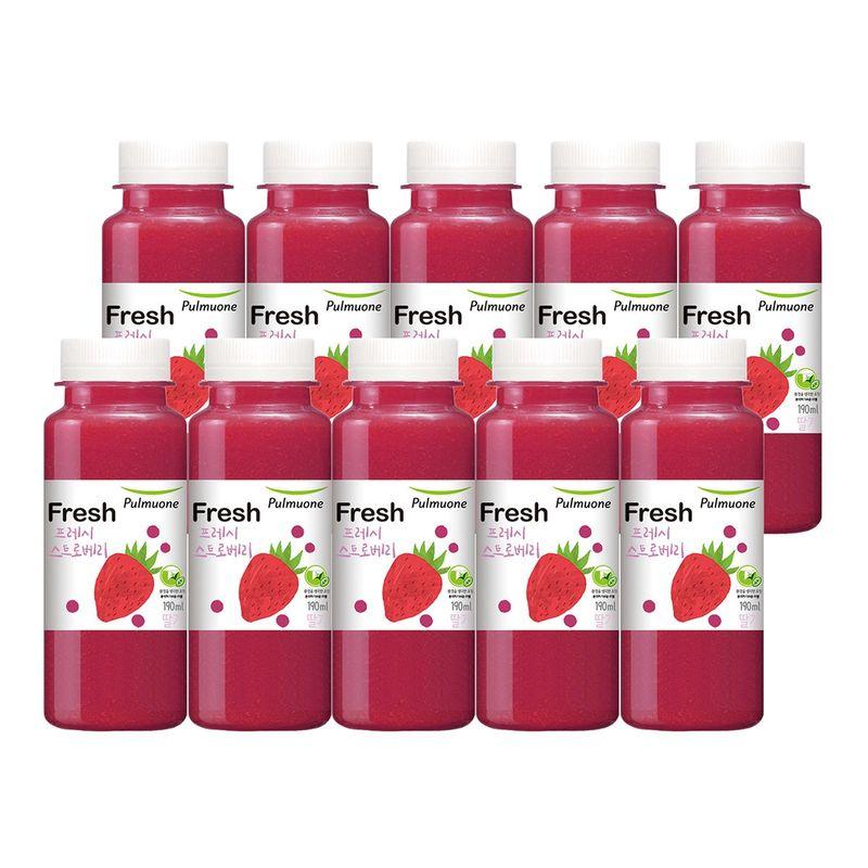 

Pulmuone Fresh Up Свежая клубника 190 мл x 10