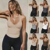 Women's Sexy Slim Fit Tank Top, Trendy Streetwear Style Inner Base Layer, Casual Fashion Bottoming Shirt for Daily Wear