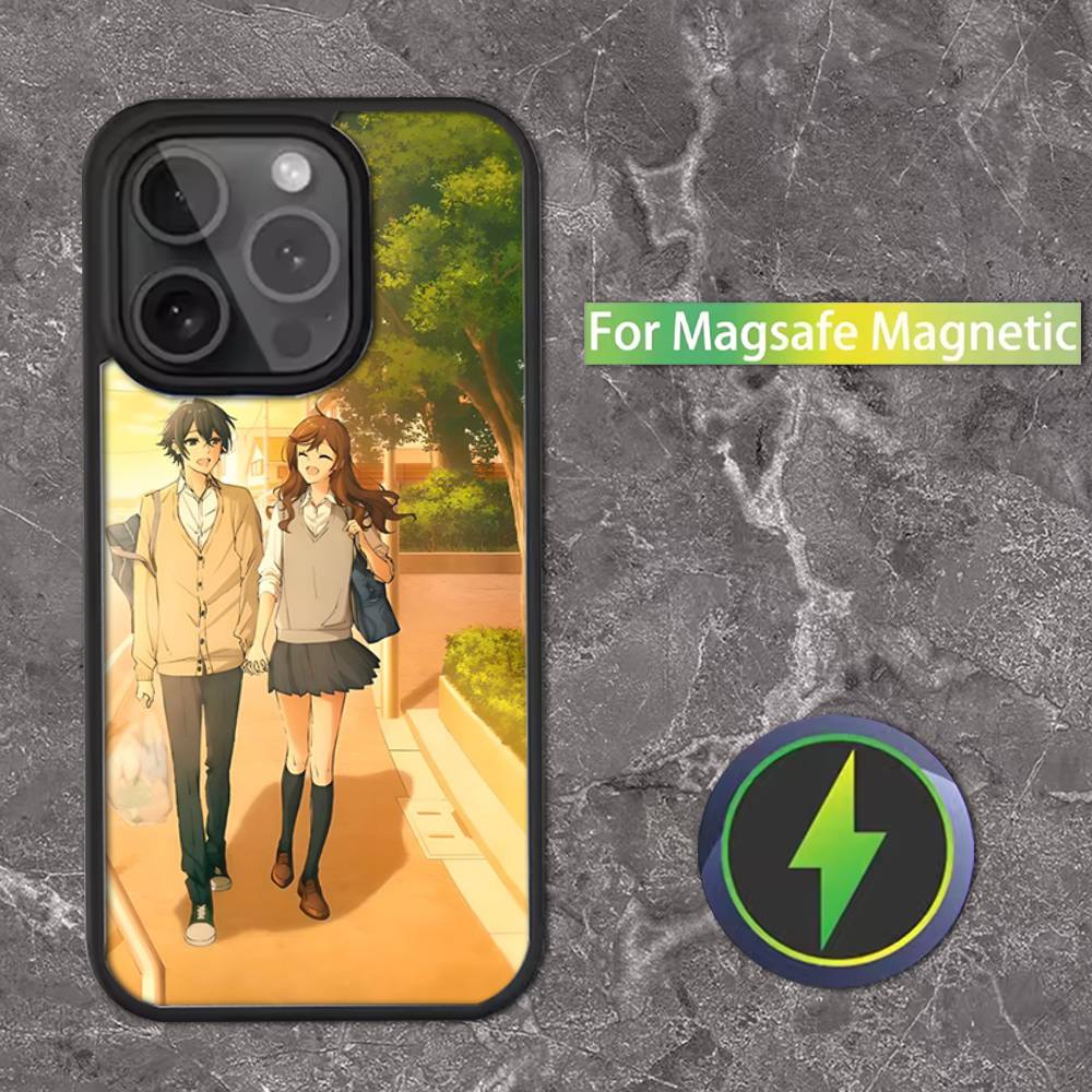 Anime H-Horimiya Phone Case For iPhone 17,16,15,14,13,12,11,Pro,Max,Plus,Mini,SE Magsafe Magnetic Wireless Charging