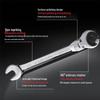 Universal Rotatable Open-End Ratchet Combination Wrench