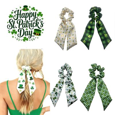 St. Patrick’s Day Hair Scrunchies & Headbands