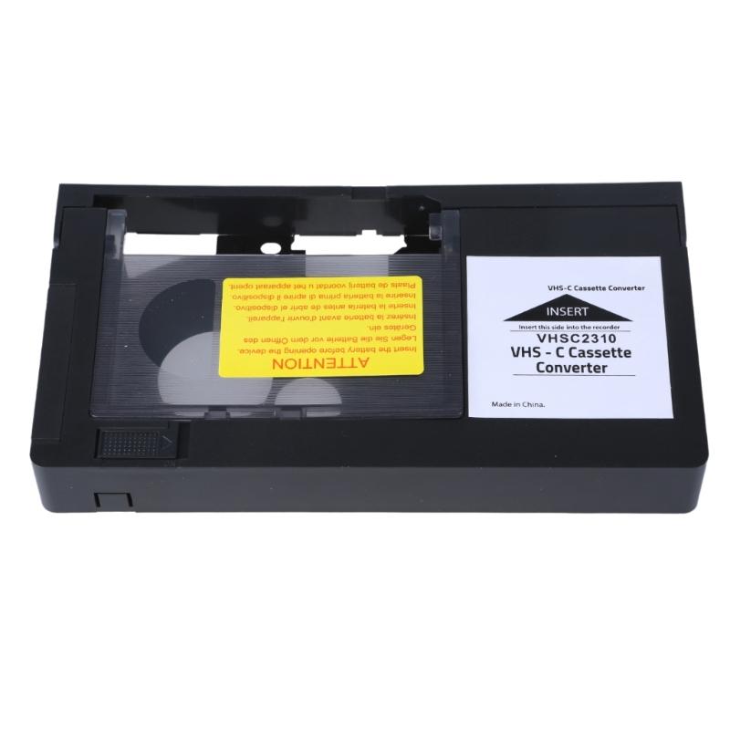 Convert Your Memories VHS C SVHS Tape Adapter, VHS C To VHS Cassette Adapter Effortless Video Transfer To Digital Output