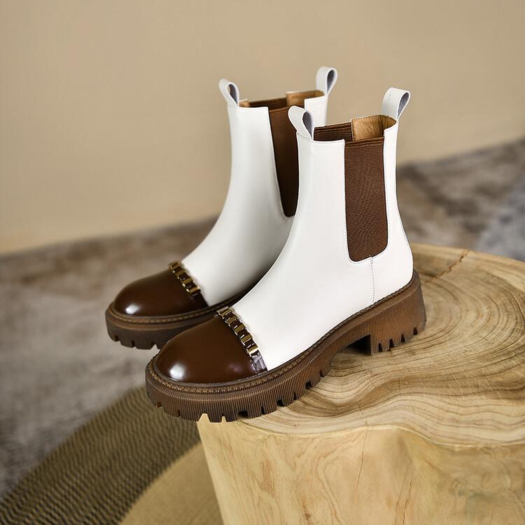 Fashion Brand Design 2025 New Women's Short Boots Walking Show Wedding Bride Size 33-42 Fashion Black Brown High Heels Woman Shoes