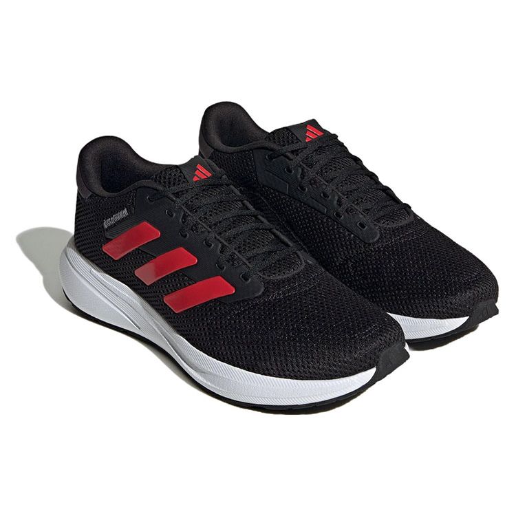 Adidas Response Runner Black Scarlet Unisex Sneakers Core-Black Better-Scarlet Grey-Five ID7334