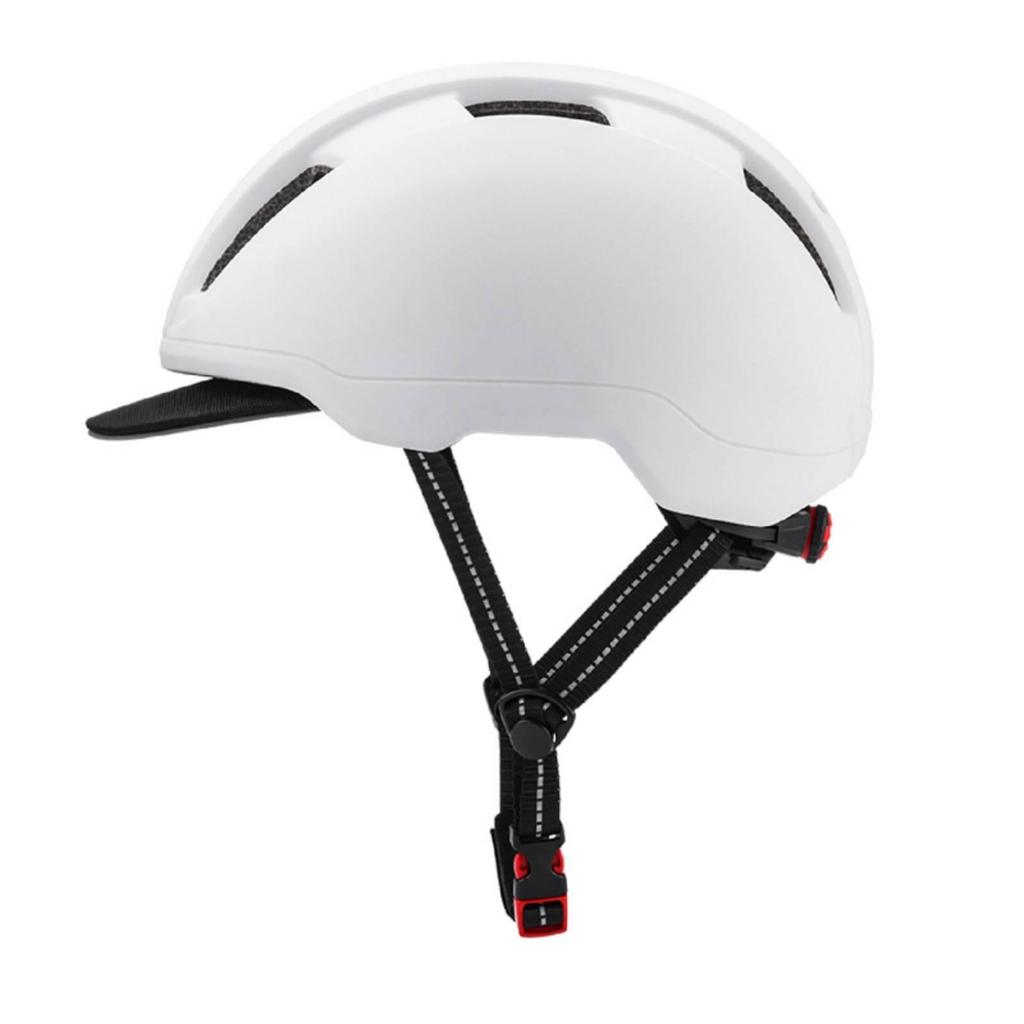 Traveler Bike Helmet ShockAbsorbing with Visor Comfortable for City Commuters,