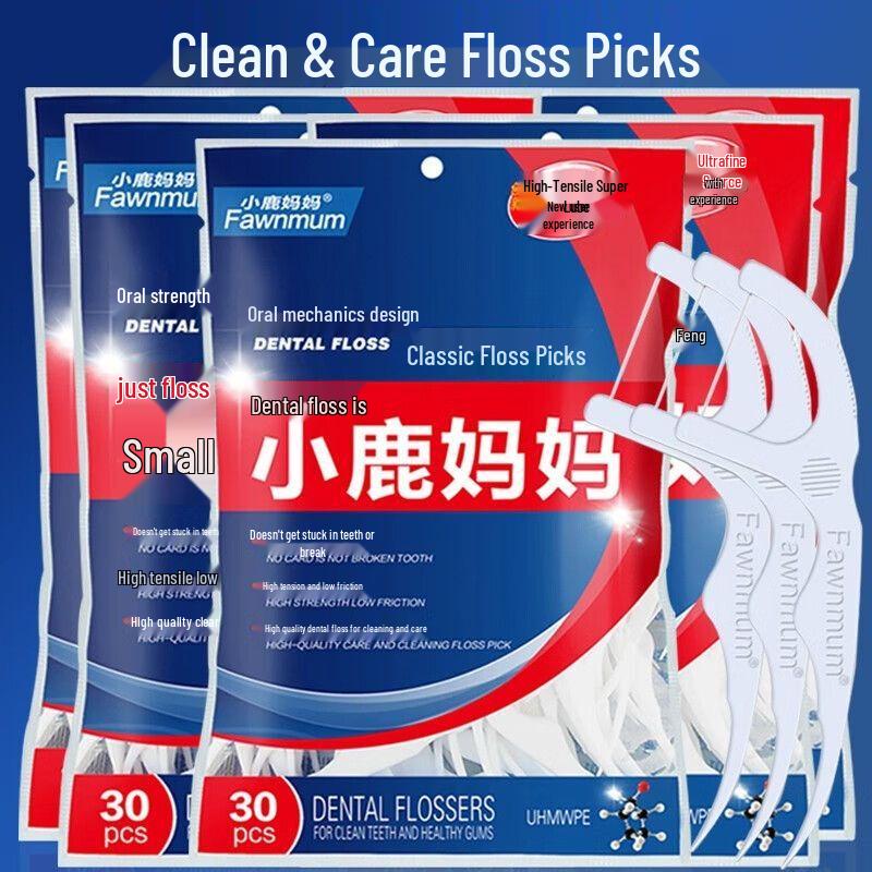 Little Deer Mom Dental Floss Picks