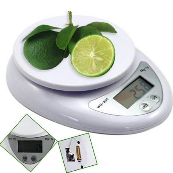 H&B Store 5 kg 5000 g 1 g Digitalt kjøkken Mat Diet Postvekt Elektronisk vektvekt