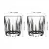 Multiple Styles Premium Whiskey Glass Relief Cocktail Glass Transparent Drinking Glasses Transparent Cognac Glass Cold Drink Cup