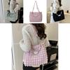 Trendy And Minimalist Tote Bag For Women With Retro Design And Large Capacity