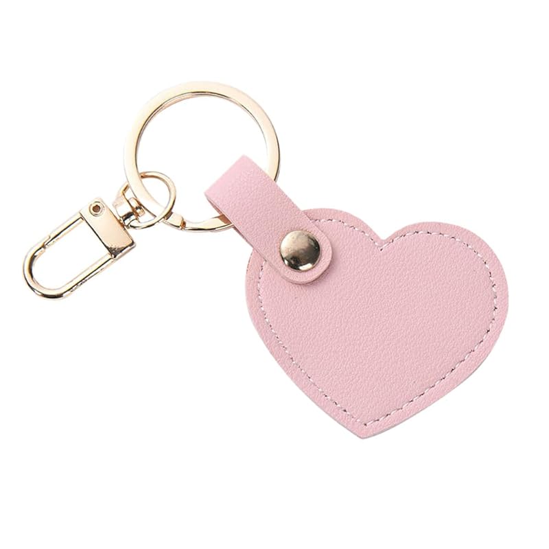 

[Z mura] heart key ring Smartphone cute Fashionable backpack bag decoration charm simple pair matching present strap color (pink)