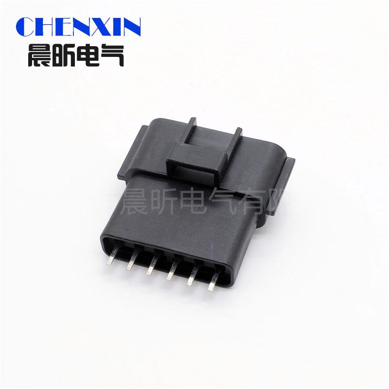 car accessory 6 Pin 184060-1 Accelerator Pedal Connector Auto Pump Plug