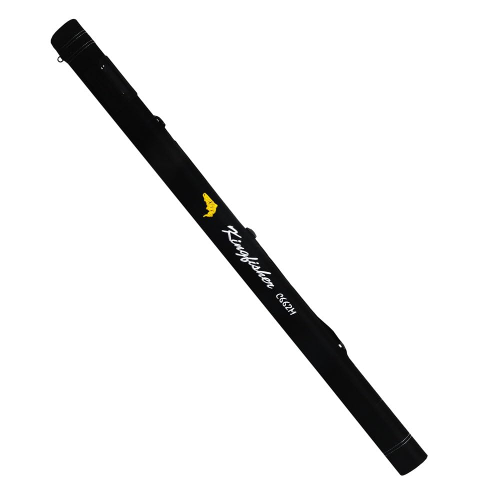 Orig Fishing Tackle Kingfisher C662M Hard Rod Case with Lure Style for Bass, Rockfish, and Boat Seabass (ori-784092)