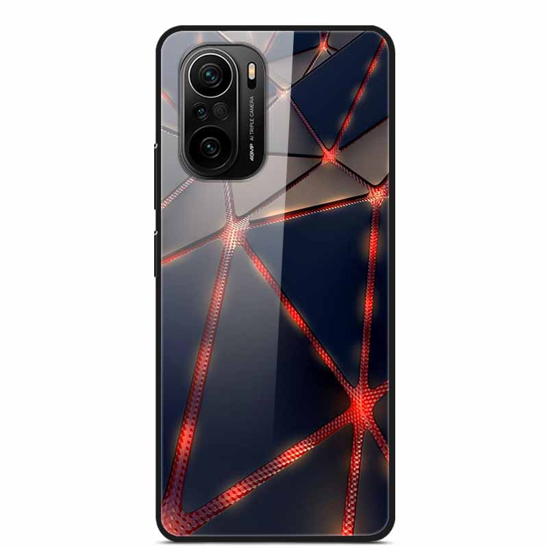 For Xiaomi Poco F3 Case Tempered Glass Hard PC Phone Back Cover For Xiaomi POCO F3 5G Cases Shells PocoF3 F 3 2021 6.67'' Coque