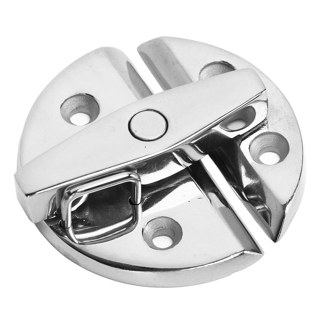 Round Turn Button Twist Catch Latch Mirror Finish Marine Grade Stainless Steel Boat Twist Latch