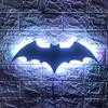 ZK50 Modern Cool Bat LED Wall Lamp Interior Decoration Background Wall Night Light USB Plug-in Remote Control Cable 2 Meters