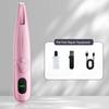 Dog Paw Trimmer with LED Light Low-Noise Pet Paw Trimmer Cordless Electric Pet Grooming Clippers with Battery Indicator for Paws Face Ears Rump