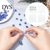Bead Holder with Sliding Dividers 4Pcs Counting Tray for Jewelry Making Plastic Sorting Board Creative Organizer On The Go 3/4/6/8mm Beads Divider
